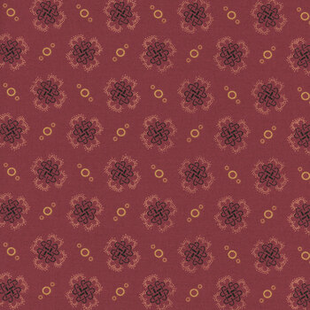 Bridgeport A-5602-R Red by Jo Morton for Andover Fabrics, Image