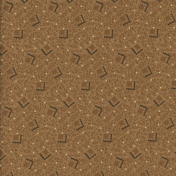 Bridgeport A-5604-N Brown by Jo Morton for Andover Fabrics, Image
