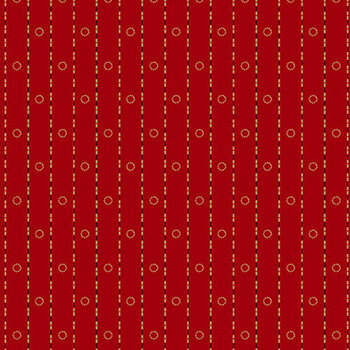 Bridgeport A-5605-R Red by Jo Morton for Andover Fabrics, Image