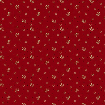 Bridgeport A-5609-R Red by Jo Morton for Andover Fabrics, Image