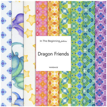 Dragon Friends  Yardage by Jason Yenter for In The Beginning Fabrics, Image