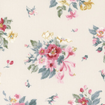 La Fleur Flannel MASF10991-E Cream by Maywood Studio, Image