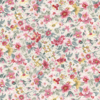 La Fleur Flannel MASF10992-EZ Cream/Multi by Maywood Studio, Image