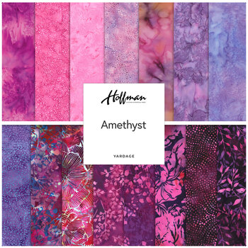 Bali Batiks - Amethyst  Yardage by Hoffman Fabrics, Image