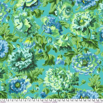 Kaffe Fassett Collective Classics Plus PWPJ134.GREEN Rosemary by FreeSpirit Fabrics, Image