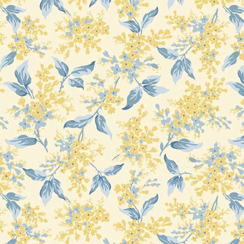 Middleboro Road R581558D-CREAM Floral Branches by Suzi Smith for Marcus Fabrics, Image