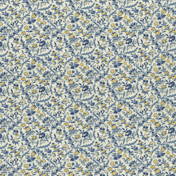 Middleboro Road R581560D-CREAM Flower Field by Suzi Smith for Marcus Fabrics, Image