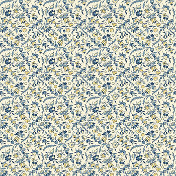 Middleboro Road R581560D-CREAM Flower Field by Suzi Smith for Marcus Fabrics, Image