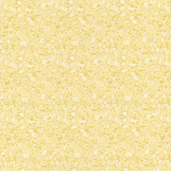 Middleboro Road R581561D-YELLOW Painterly Flower by Suzi Smith for Marcus Fabrics, Image