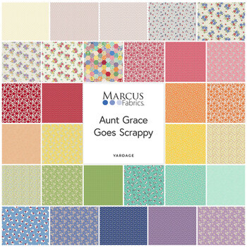 Aunt Grace Goes Scrappy  30 FQ Set by Judie Rothermel for Marcus Fabrics, Image