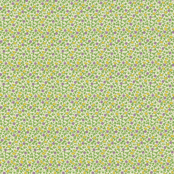 Aunt Grace Goes Scrappy R351530D-GREEN Ditsy by Judie Rothermel for Marcus Fabrics, Image