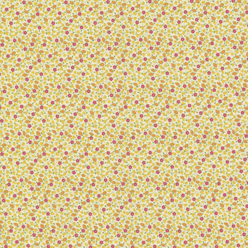 Aunt Grace Goes Scrappy R351530D-YELLOW Ditsy by Judie Rothermel for Marcus Fabrics, Image