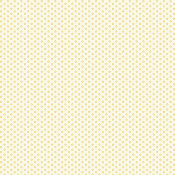 Aunt Grace Goes Scrappy R351533D-YELLOW Mini Flowers by Judie Rothermel for Marcus Fabrics, Image