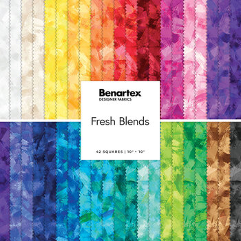 Fresh Blends  10x10 Squares by Benartex, Image