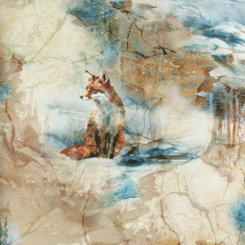 Fox Den DP28333-14 Beige Multi by Deborah Edwards and Melanie Samra for Northcott Fabrics, Image