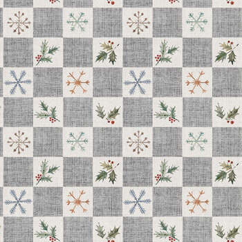 Cozy Cubs 91105-90 Gray by Bernadett Urbanovics for FIGO Fabrics, Image