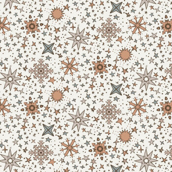 Cozy Cubs 91106-11 Cream by Bernadett Urbanovics for FIGO Fabrics, Image