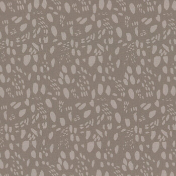 Cozy Cubs 91108-36 Snow Tracks Brown by Bernadett Urbanovics for FIGO Fabrics, Image