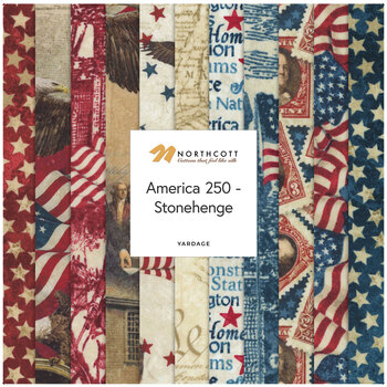 America 250  Yardage by Linda Ludovico for Northcott Fabrics, Image
