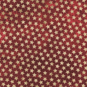 America 250 28375-24 Red/Beige by Linda Ludovico for Northcott Fabrics, Image