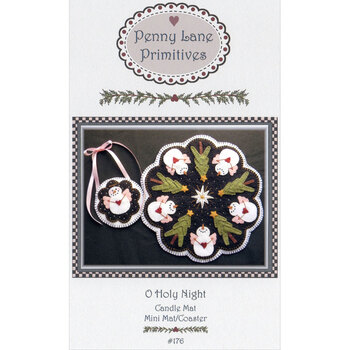 O Holy Night Candle Mat & Mini Mat Pattern, Image