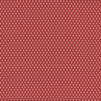 Aunt Grace Goes Scrappy R351537D-RED Oval Dots by Judie Rothermel for Marcus Fabrics, Image