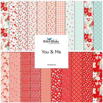 You & Me  Yardage by Sandy Gervais for Riley Blake Designs, Image