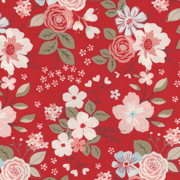 You & Me C15400-RED by Sandy Gervais for Riley Blake Designs, Image