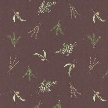 Olive Grove C16632-EGGPLANT by Amber Elliot for Riley Blake Designs, Image