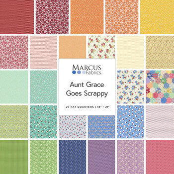Aunt Grace Goes Scrappy  Fat Quarter Bundle Judie Rothermel for Marcus Fabrics, Image