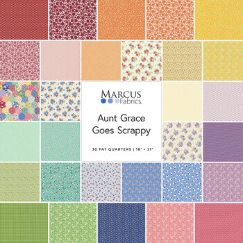 Aunt Grace Goes Scrappy  30 FQ Set by Judie Rothermel for Marcus Fabrics, Image