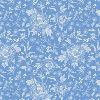 Penelope C16640-BLUE by My Mind's Eye for Riley Blake Designs, Image