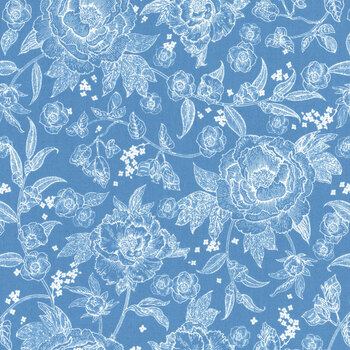 Penelope C16640-BLUE by My Mind's Eye for Riley Blake Designs, Image