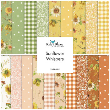 Sunflower Whispers  Yardage by Lisa Audit for Riley Blake Designs, Image