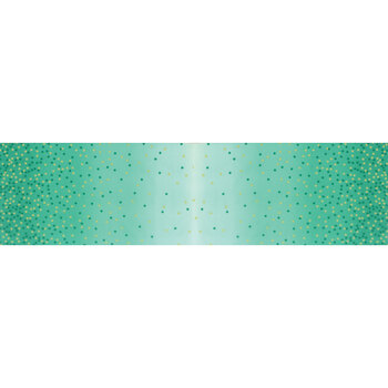 Best Ombre Confetti Metallic 10807-31M Teal by V and Co. for Moda Fabrics, Image