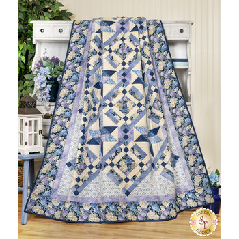 Morning Blooms Patchwork Quilt Kit, Image