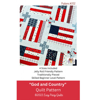 God and Country Quilt Pattern, Image