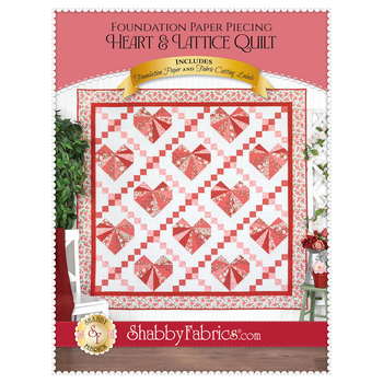 Foundation Paper Piecing Heart & Lattice Quilt Pattern, Image