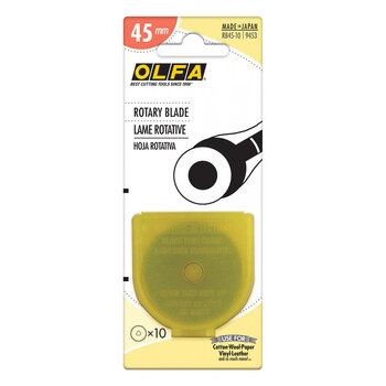 Olfa 45mm Rotary Blades - 10ct, Image