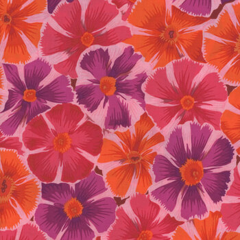 Kaffe Fassett Collective Classics Plus PWPJ117.RED Pinwheels - Red by FreeSpirit Fabrics, Image