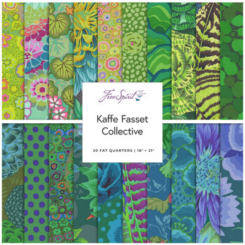 Kaffe Fassett Collective Classics Plus  20 FQ Set - Tidal by FreeSpirit Fabrics, Image