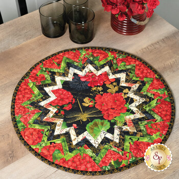  Point of View Folded Star Table Topper Kit - Scarlet Beauty, Image