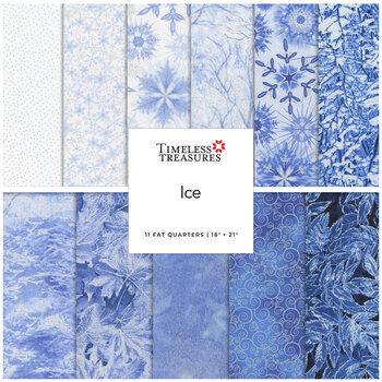 Ice  11 FQ Set by Timeless Treasures Fabrics, Image