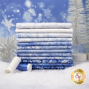 Ice  12 FQ Set by Timeless Treasures Fabrics, Image