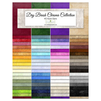 Dry Brush Chroma Collection  40 Karat Crystals by Wilmington Prints, Image