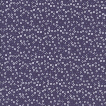 Forever Blooms CC65-3 Prussian Blue by Cassandra Connolly for Lewis & Irene, Image