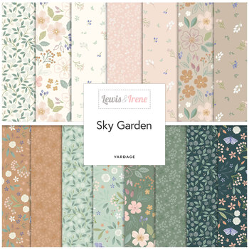 Sky Garden  Yardage by Cassandra Connolly for Lewis & Irene, Image