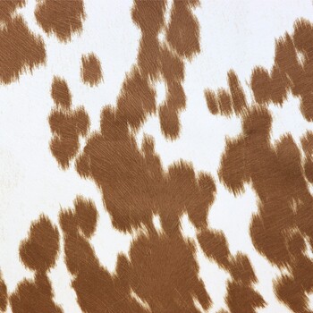 Cow Cream Bronze 5 Yards - Sallie Tomato Faux Fur, Image