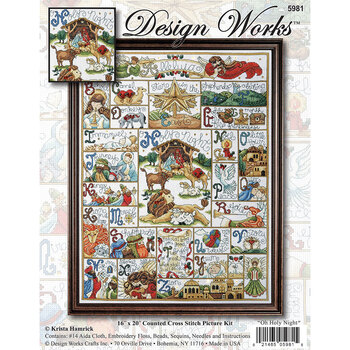 Oh Holy Night Counted Cross Stitch Picture Kit, Image