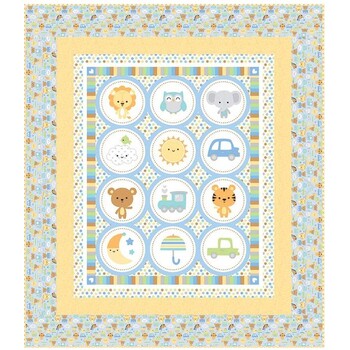  Special Delivery Panel Quilt Kit, Image